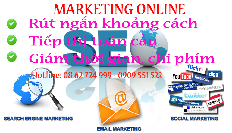 Marketing online ung dung